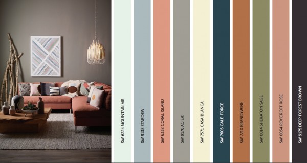 Feisty Self Expression Mixes With Soulful Nostalgia To Create Sherwin Williams 2017 Colormix Forecast