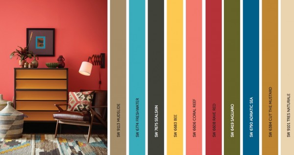 Feisty Self Expression Mixes With Soulful Nostalgia To Create Sherwin Williams 2017 Colormix Forecast