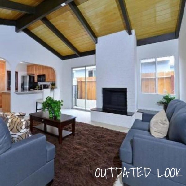 outdated look living room los angeles ca