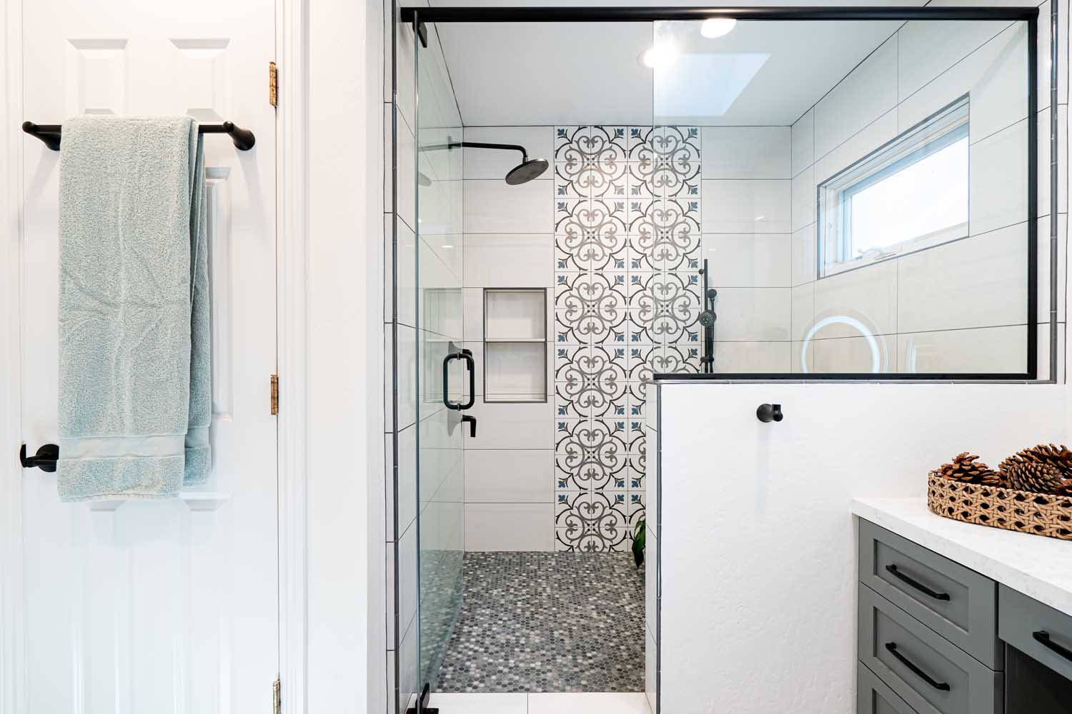 shower award-winning master bathroom remodel