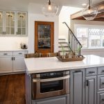 kitchen island in kitchen remodel