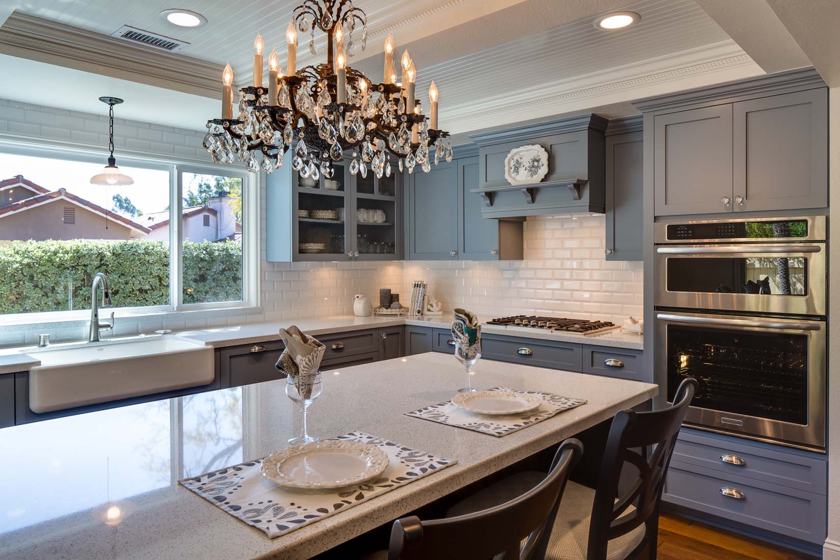 airy french country kitchen oceanside ca