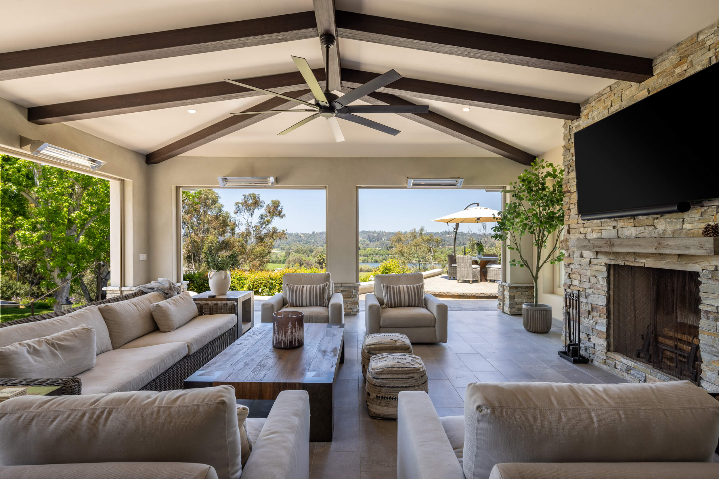Outdoor Covered Living Room